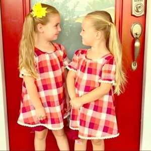 Well dressed wolf orchard plaid tunic set